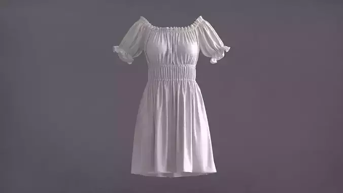 Chemise Dress 3D Model