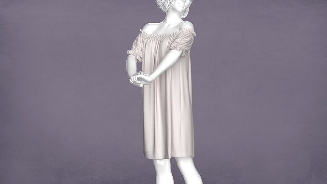 Chemise Dress 3D model