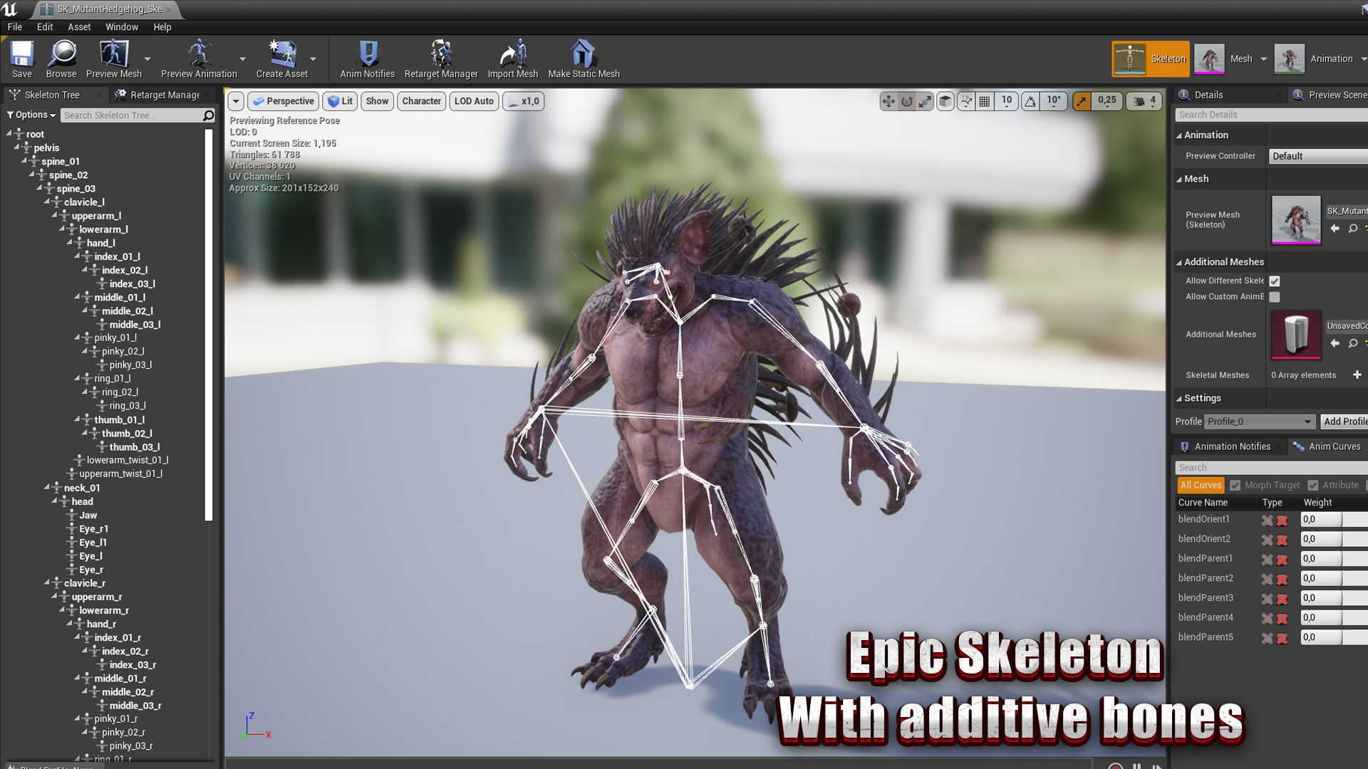 MutantHedgehog Low-poly 3D model_30
