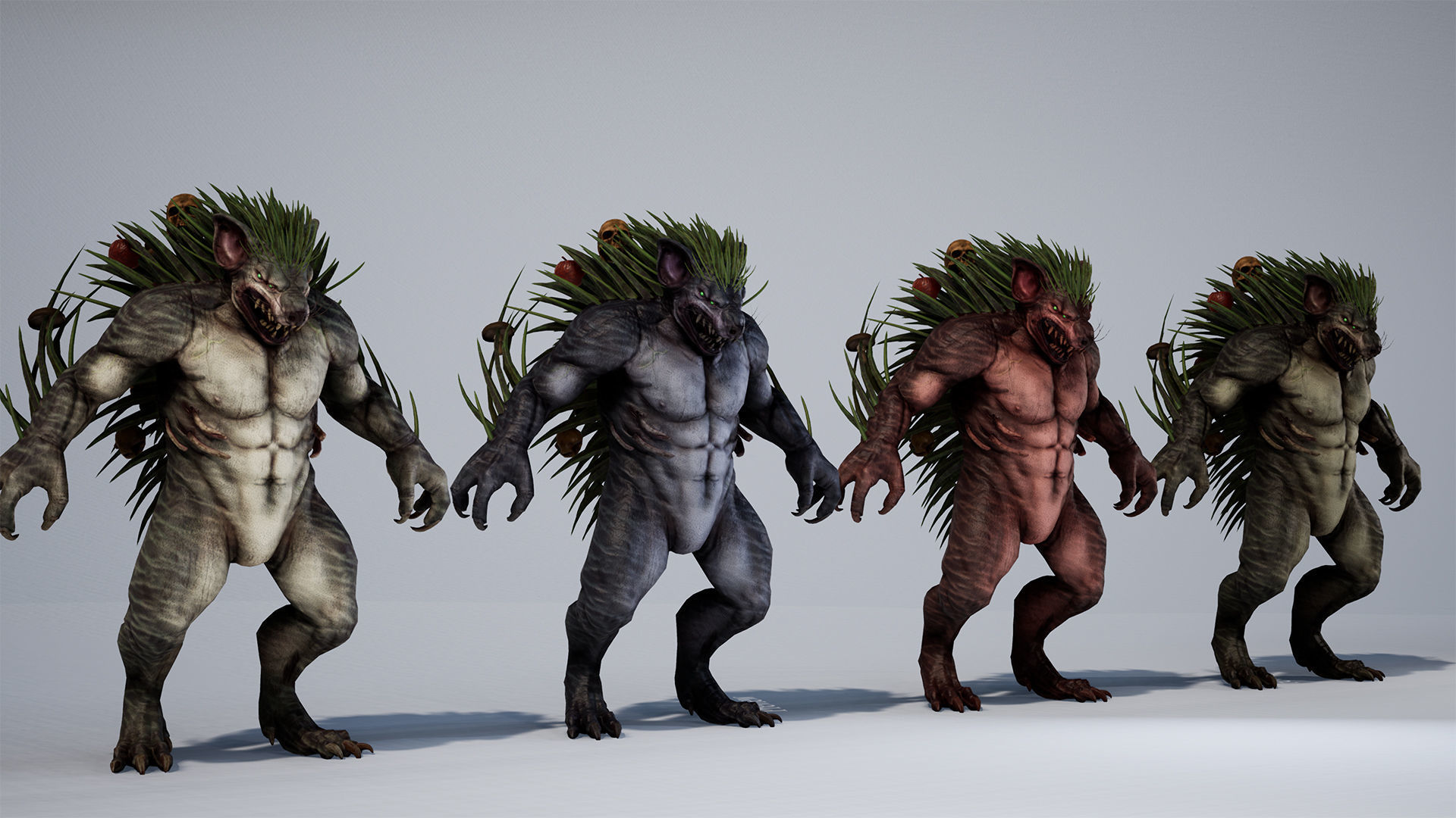 MutantHedgehog Low-poly 3D model_24