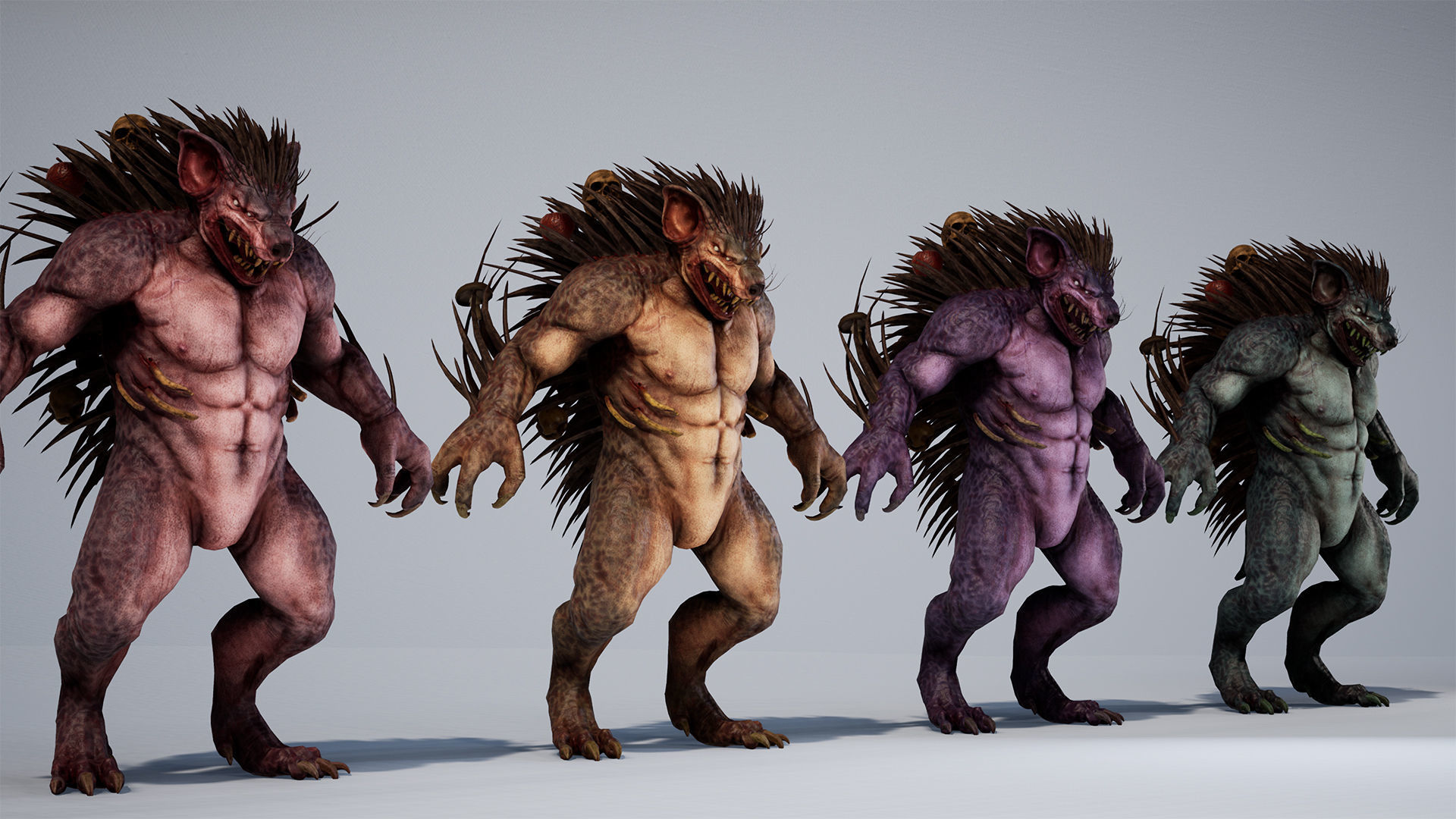 MutantHedgehog Low-poly 3D model_22