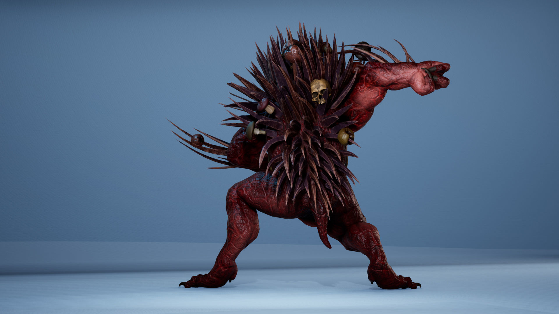 MutantHedgehog Low-poly 3D model_17