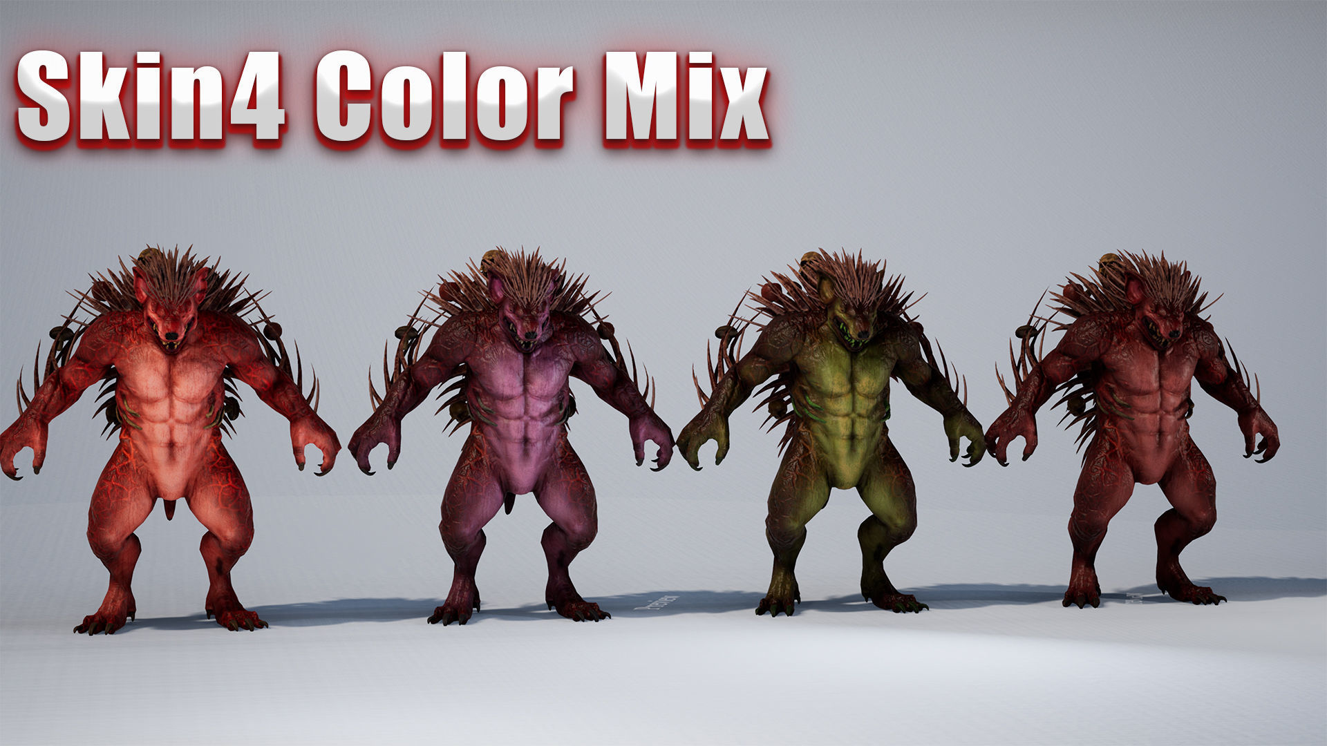 MutantHedgehog Low-poly 3D model_27