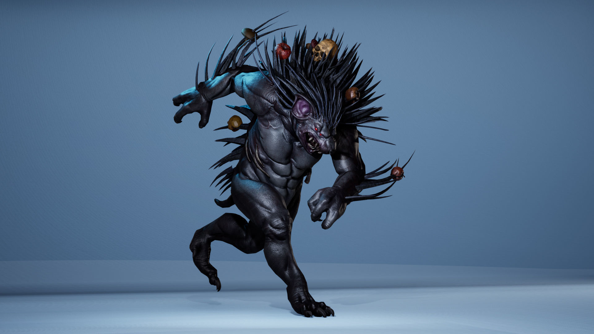 MutantHedgehog Low-poly 3D model_14