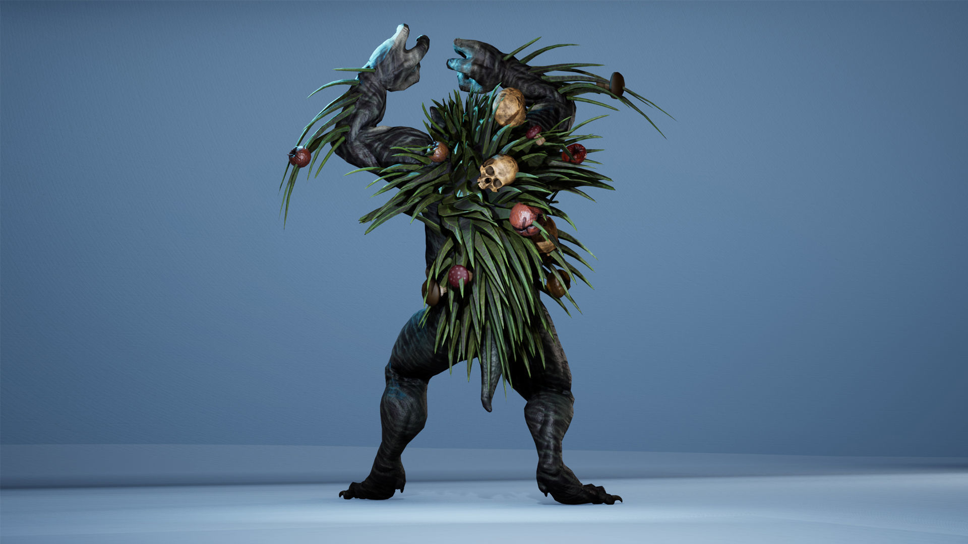 MutantHedgehog Low-poly 3D model_10