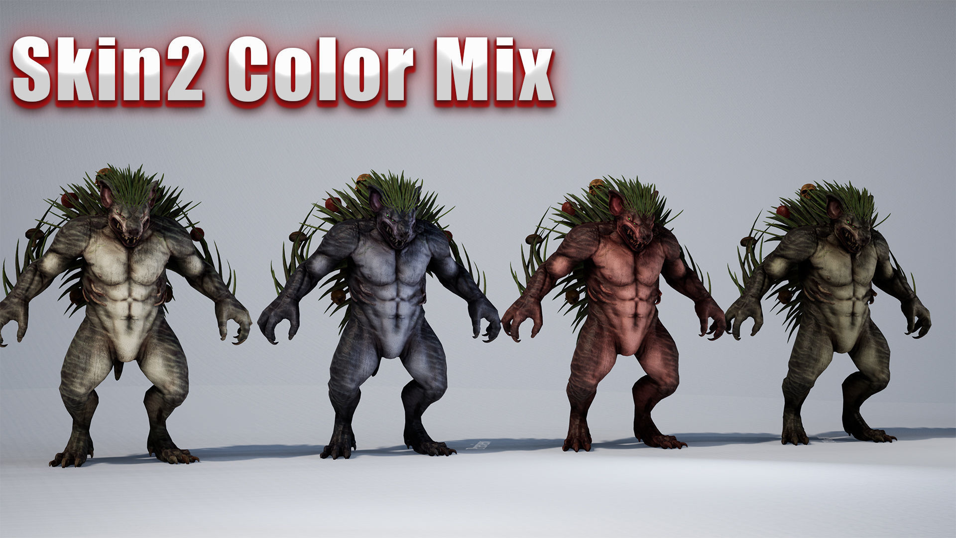 MutantHedgehog Low-poly 3D model_23