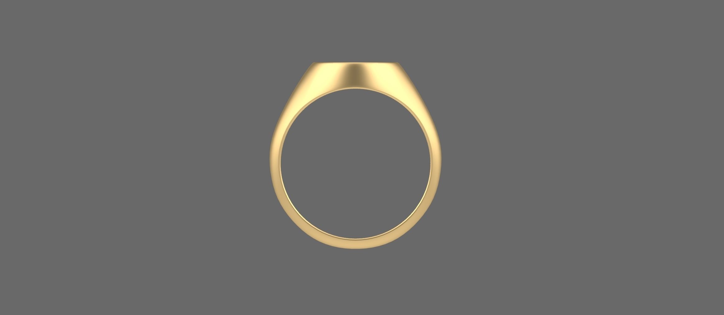Signet Ring Free 3D print model_2