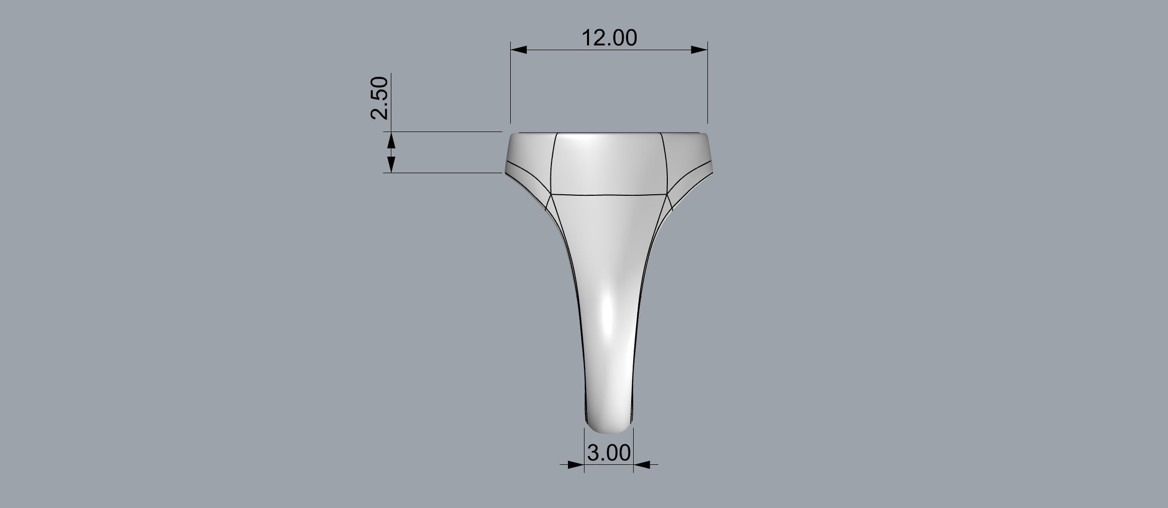 Signet Ring Free 3D print model_5