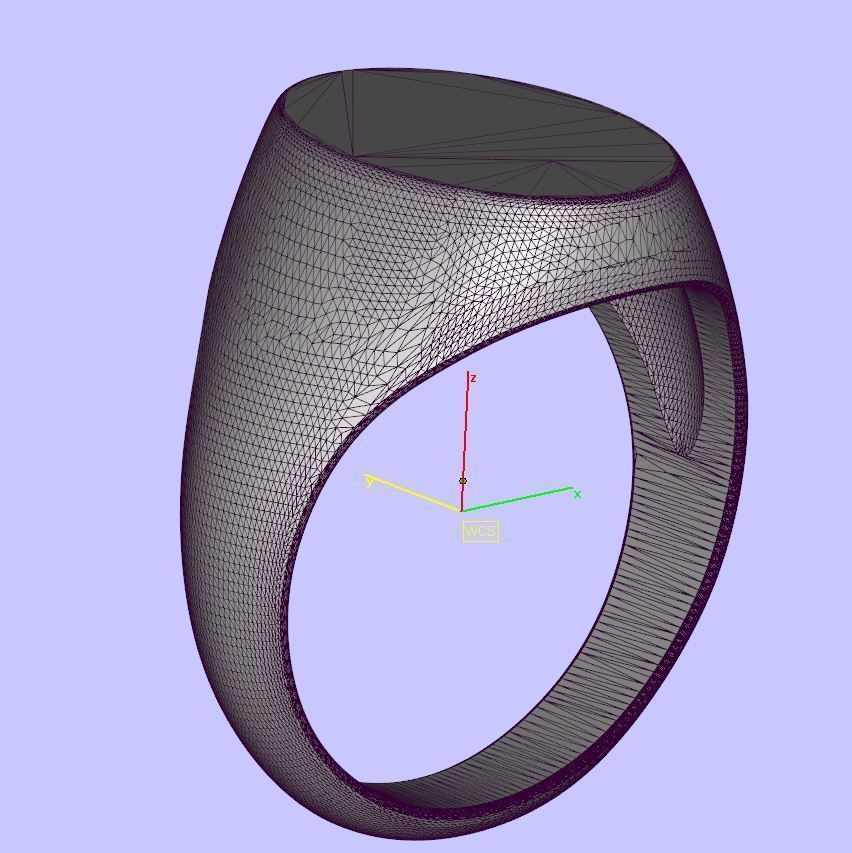 Signet Ring Free 3D print model_6