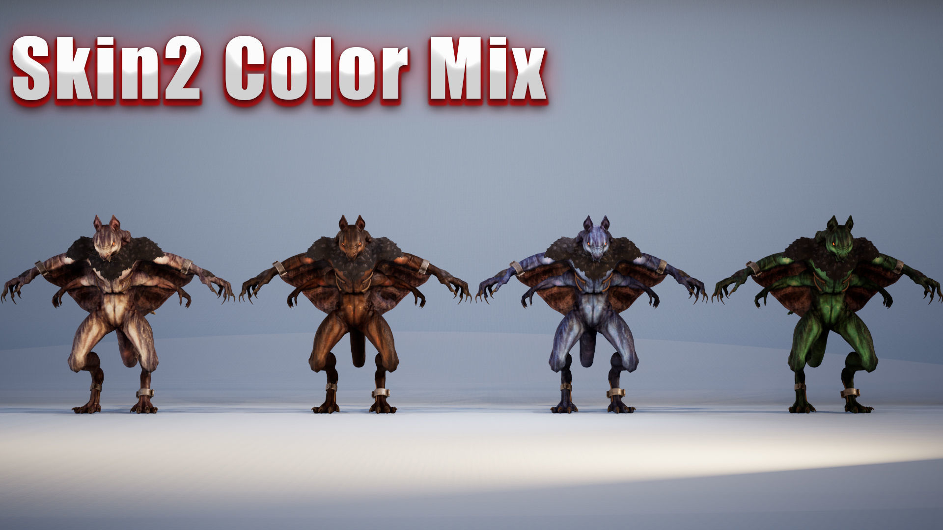 MutantSquirrel Low-poly 3D model_13