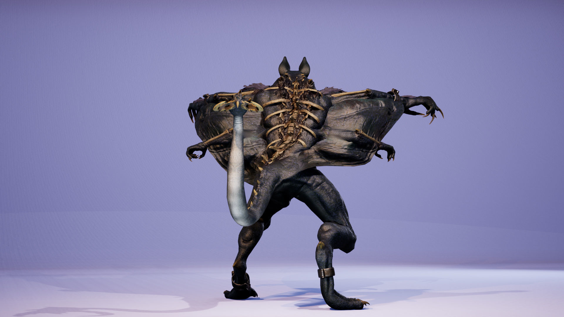 MutantSquirrel Low-poly 3D model_24