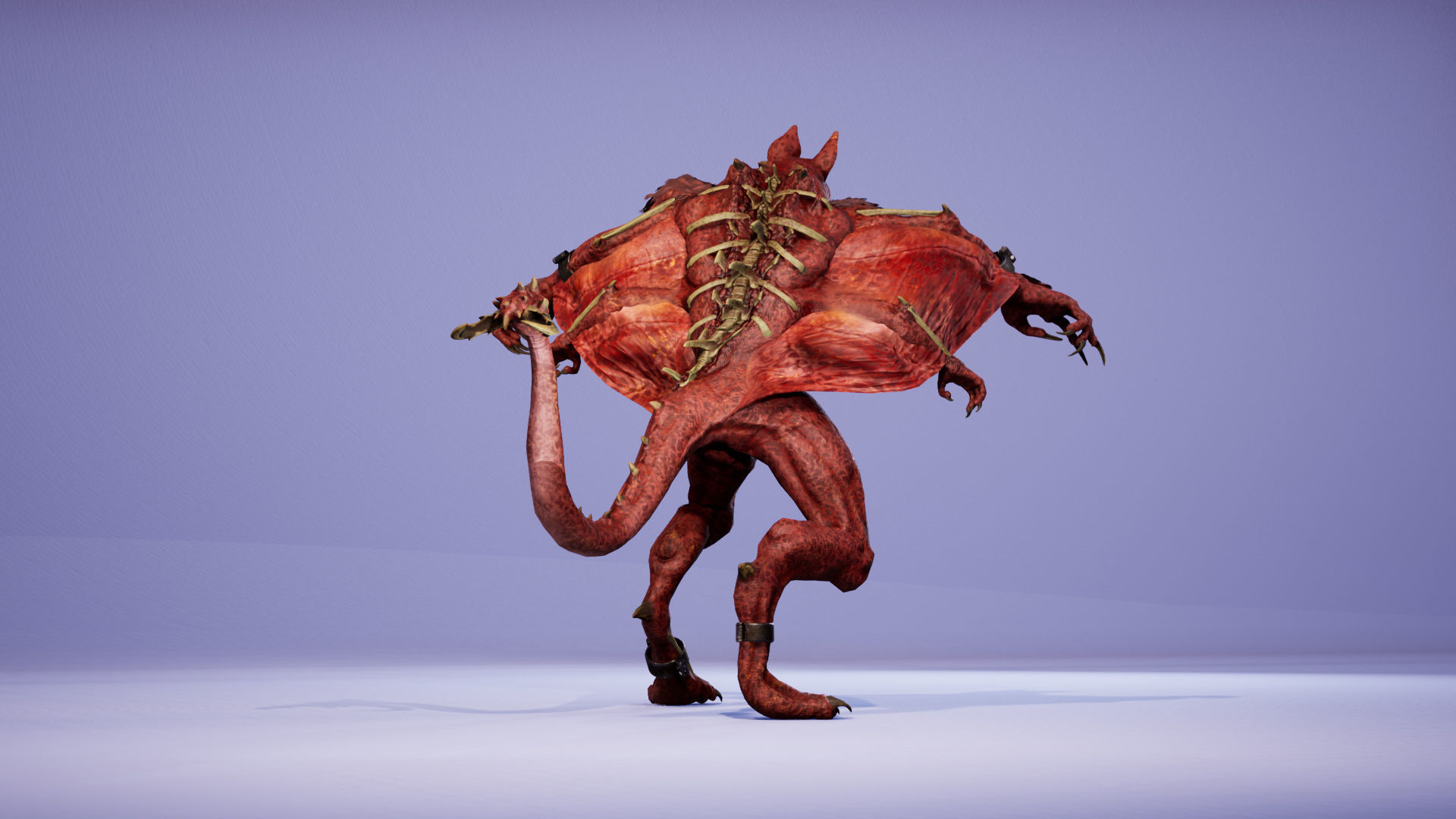 MutantSquirrel Low-poly 3D model_10