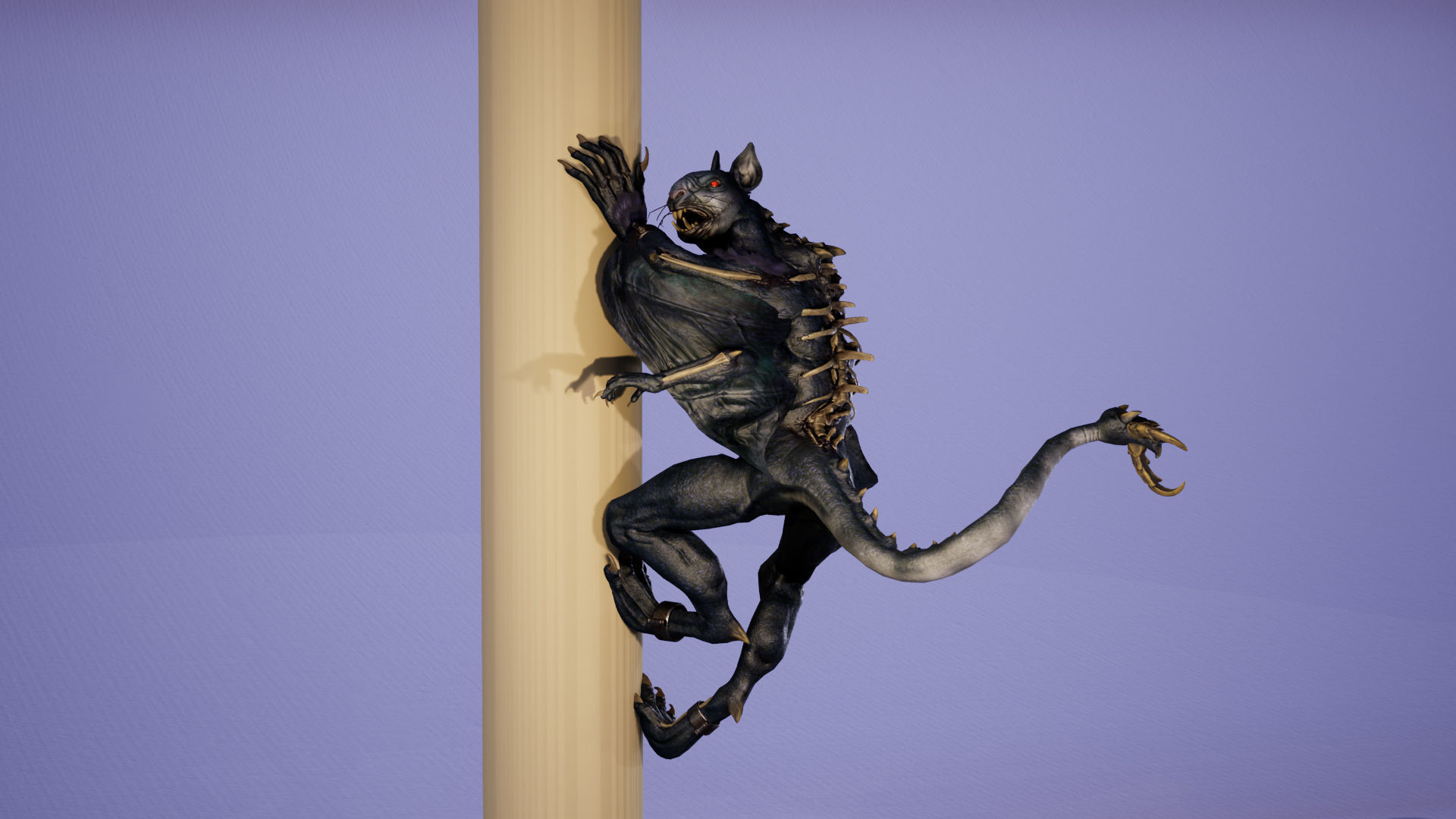 MutantSquirrel Low-poly 3D model_7