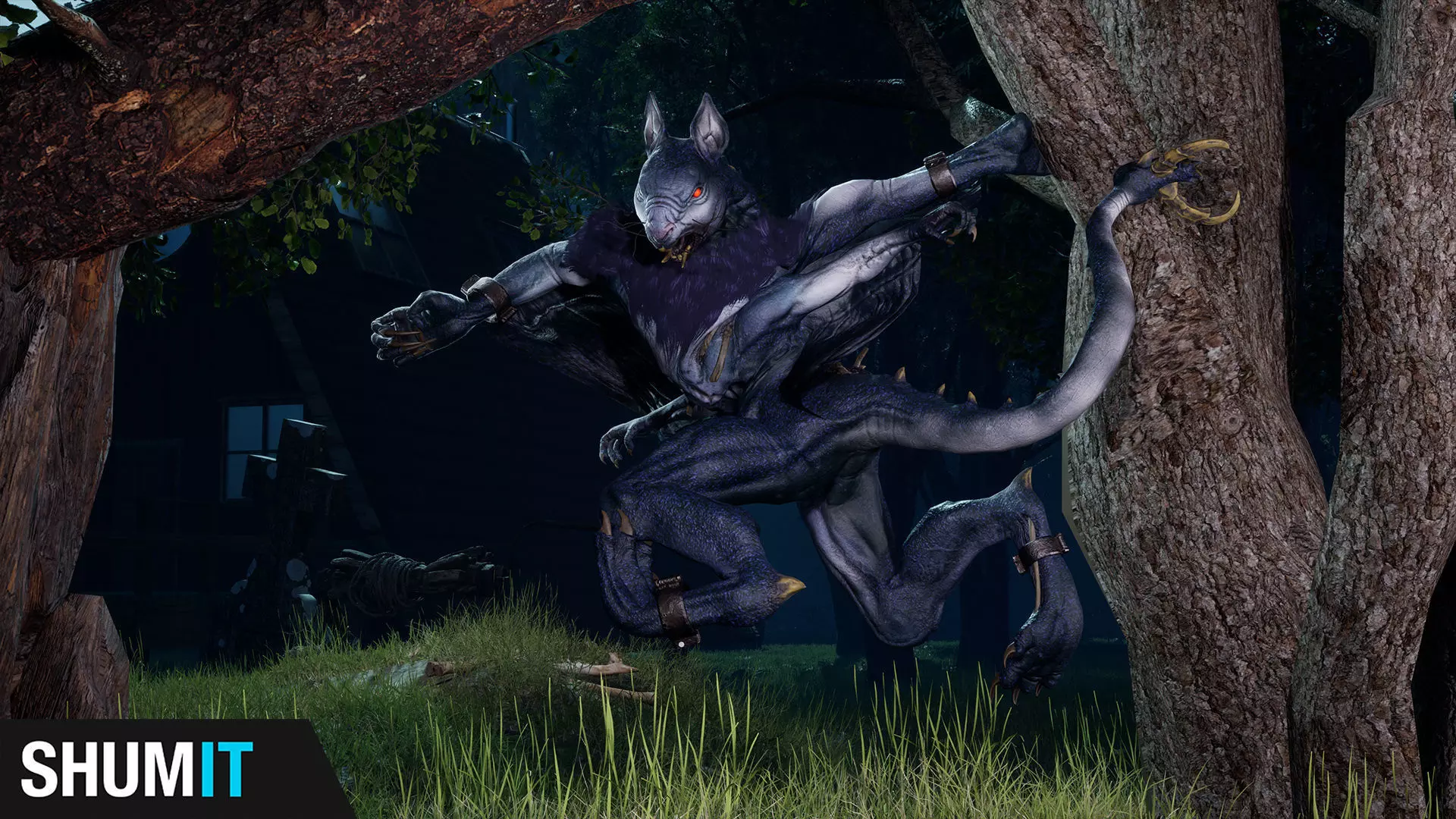 MutantSquirrel Low-poly 3D model_0