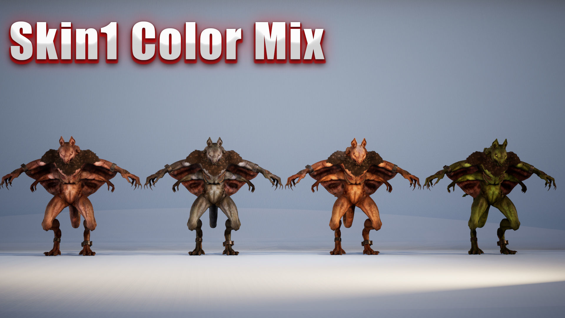 MutantSquirrel Low-poly 3D model_11