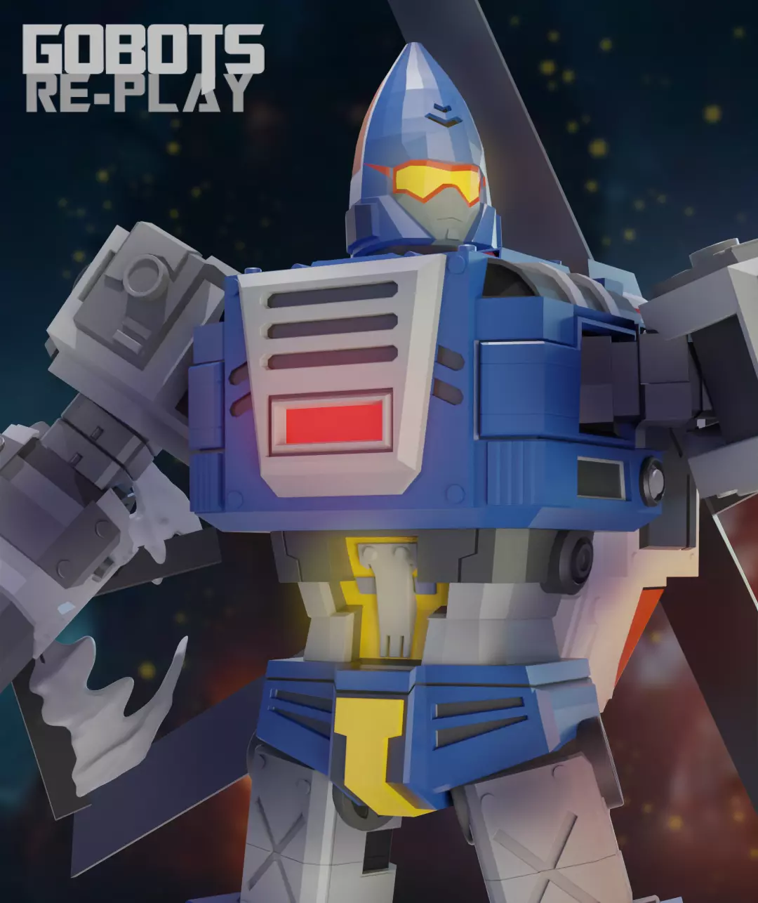 Gobot Cop-Tur 3D print model