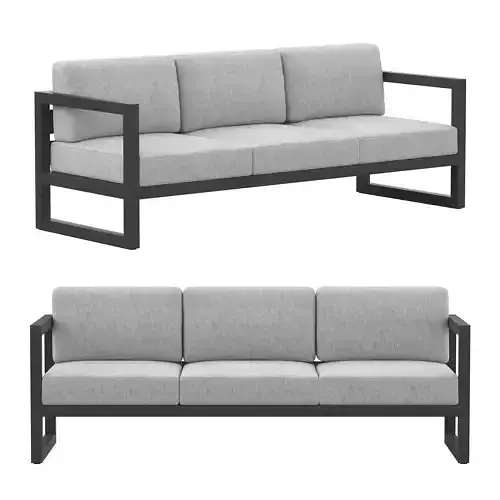 Smith Metal Outdoor Sofa
