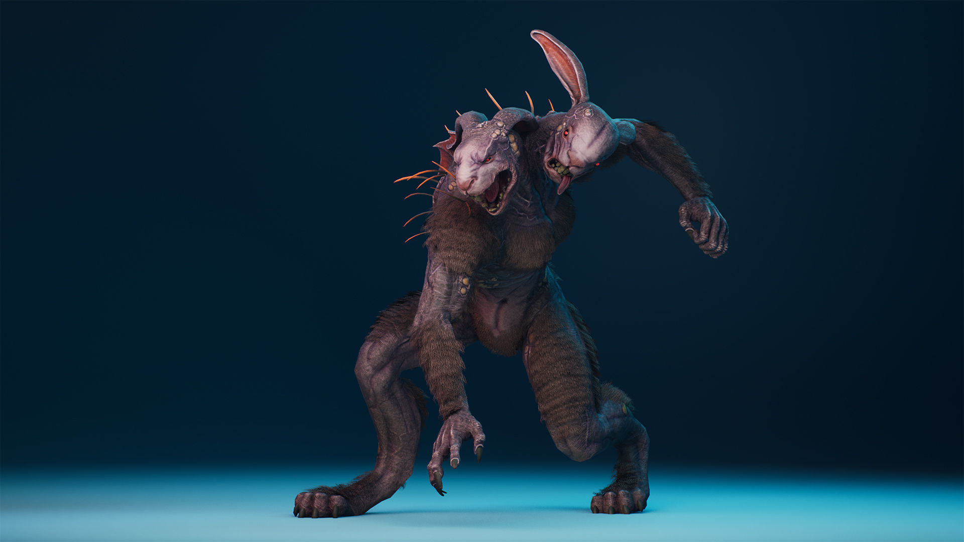 MutantRabbit Low-poly 3D model_8