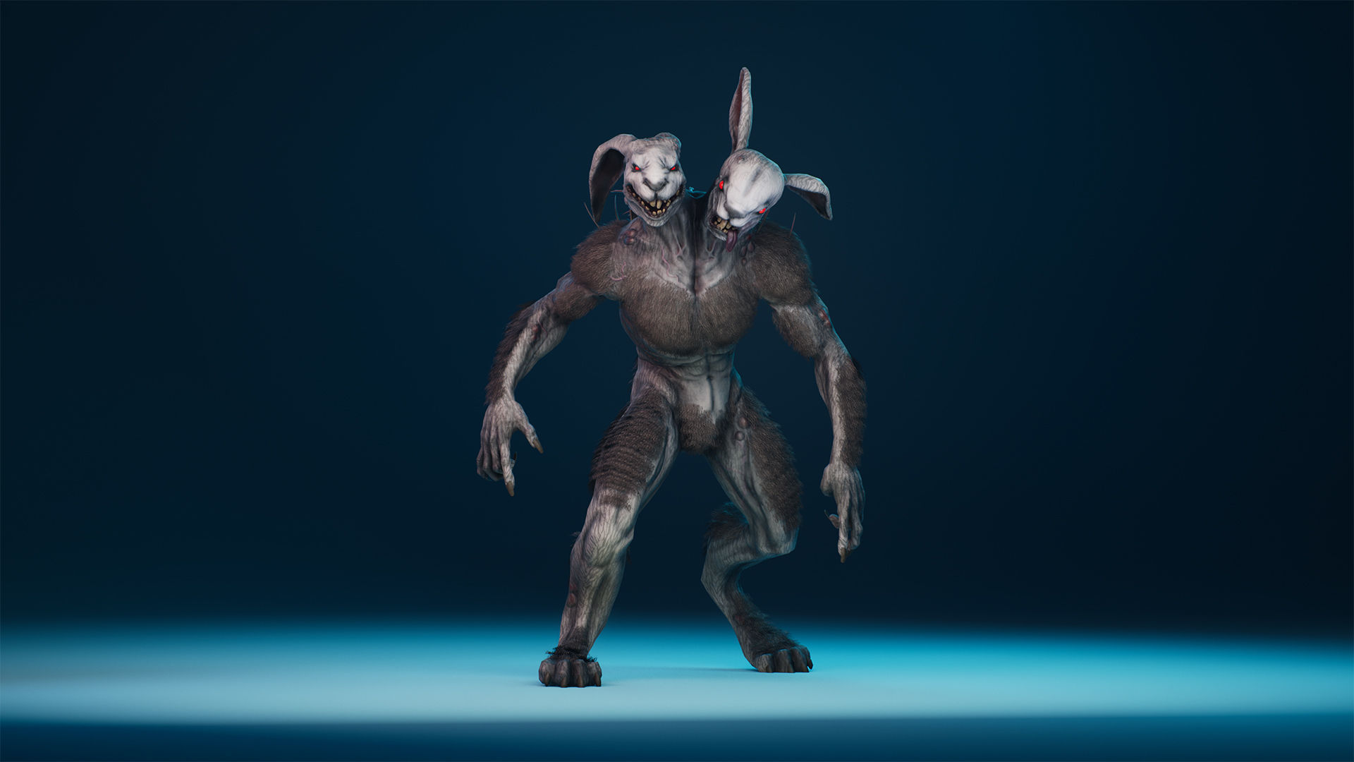 MutantRabbit Low-poly 3D model_11