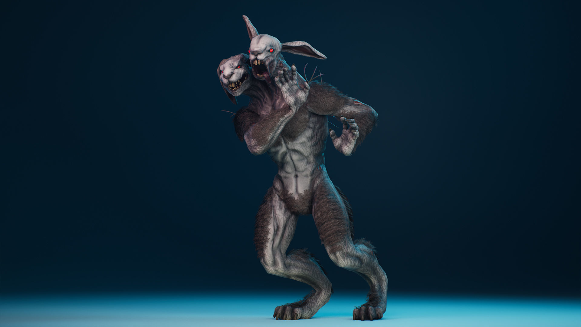 MutantRabbit Low-poly 3D model_14