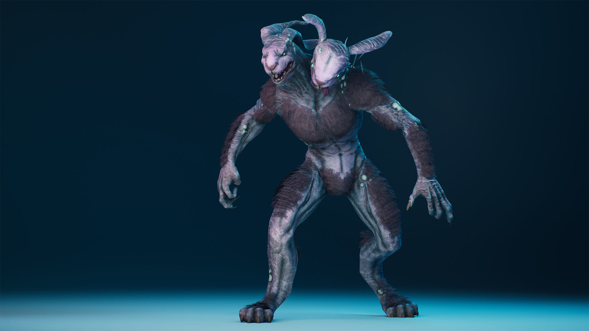 MutantRabbit Low-poly 3D model_5