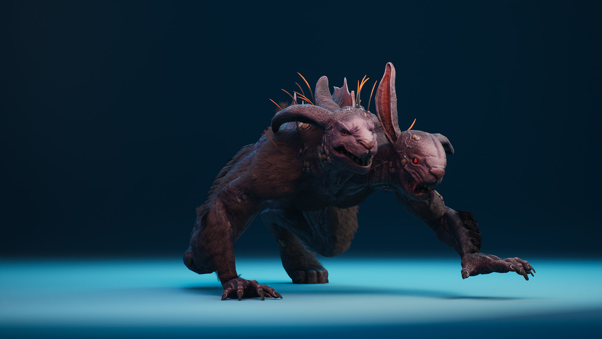 MutantRabbit Low-poly 3D model_10