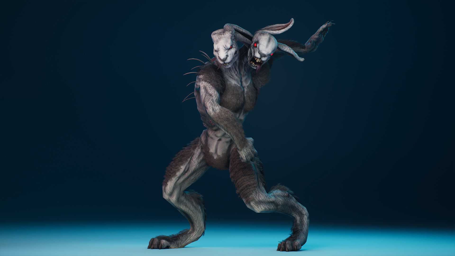 MutantRabbit Low-poly 3D model_12