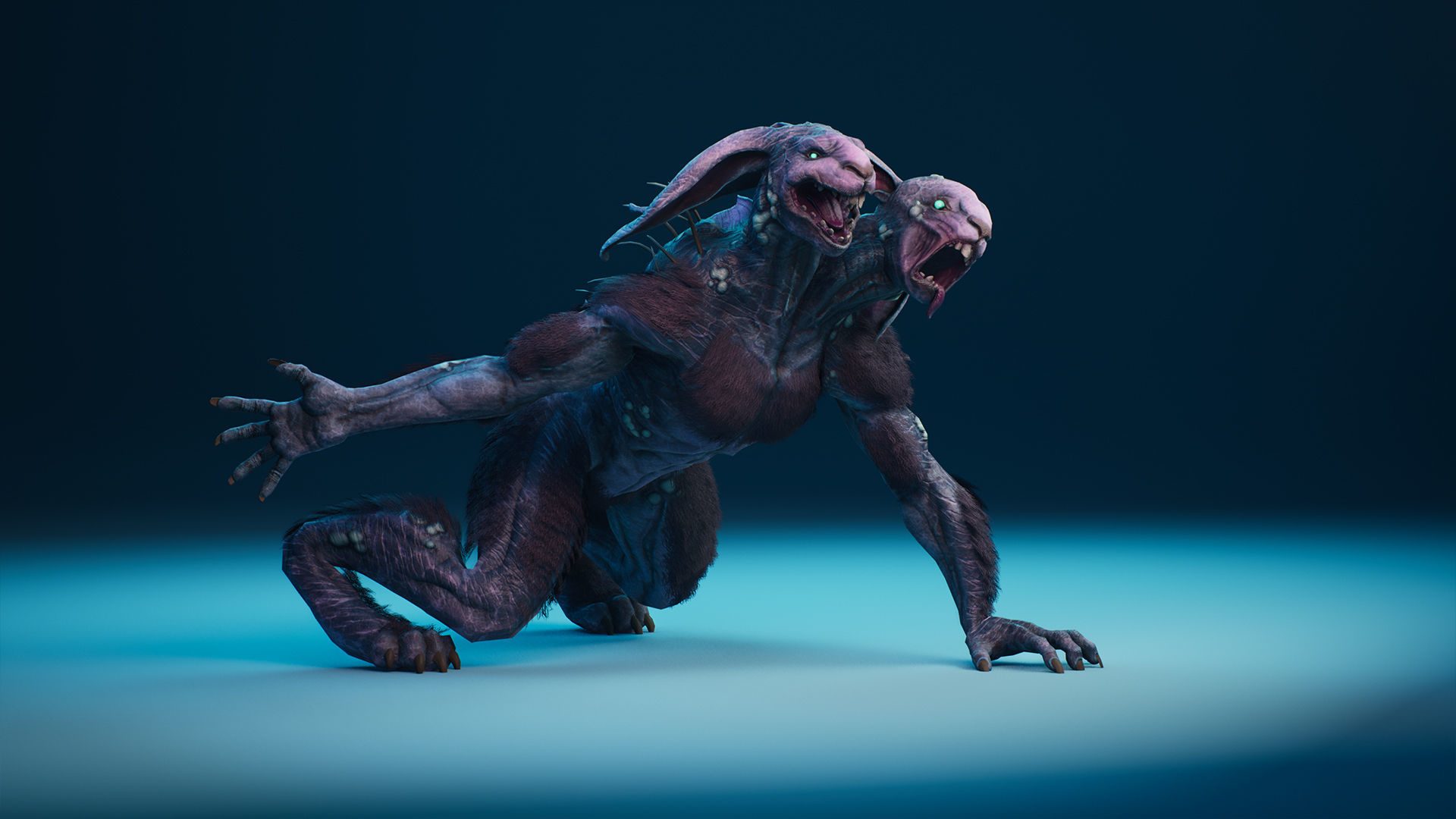 MutantRabbit Low-poly 3D model_7