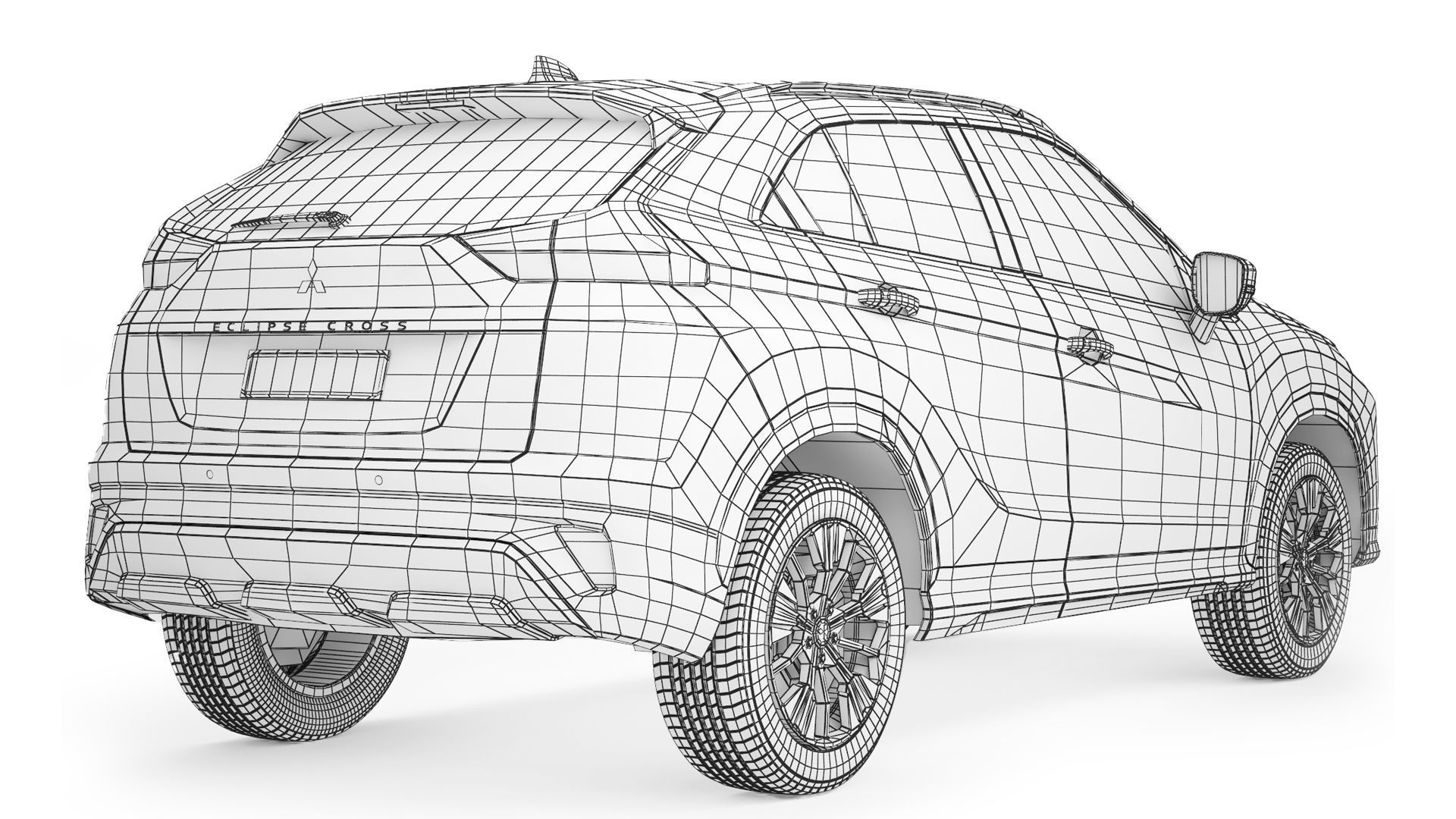 Mitsubishi Eclipse Cross 2022 3D model_9