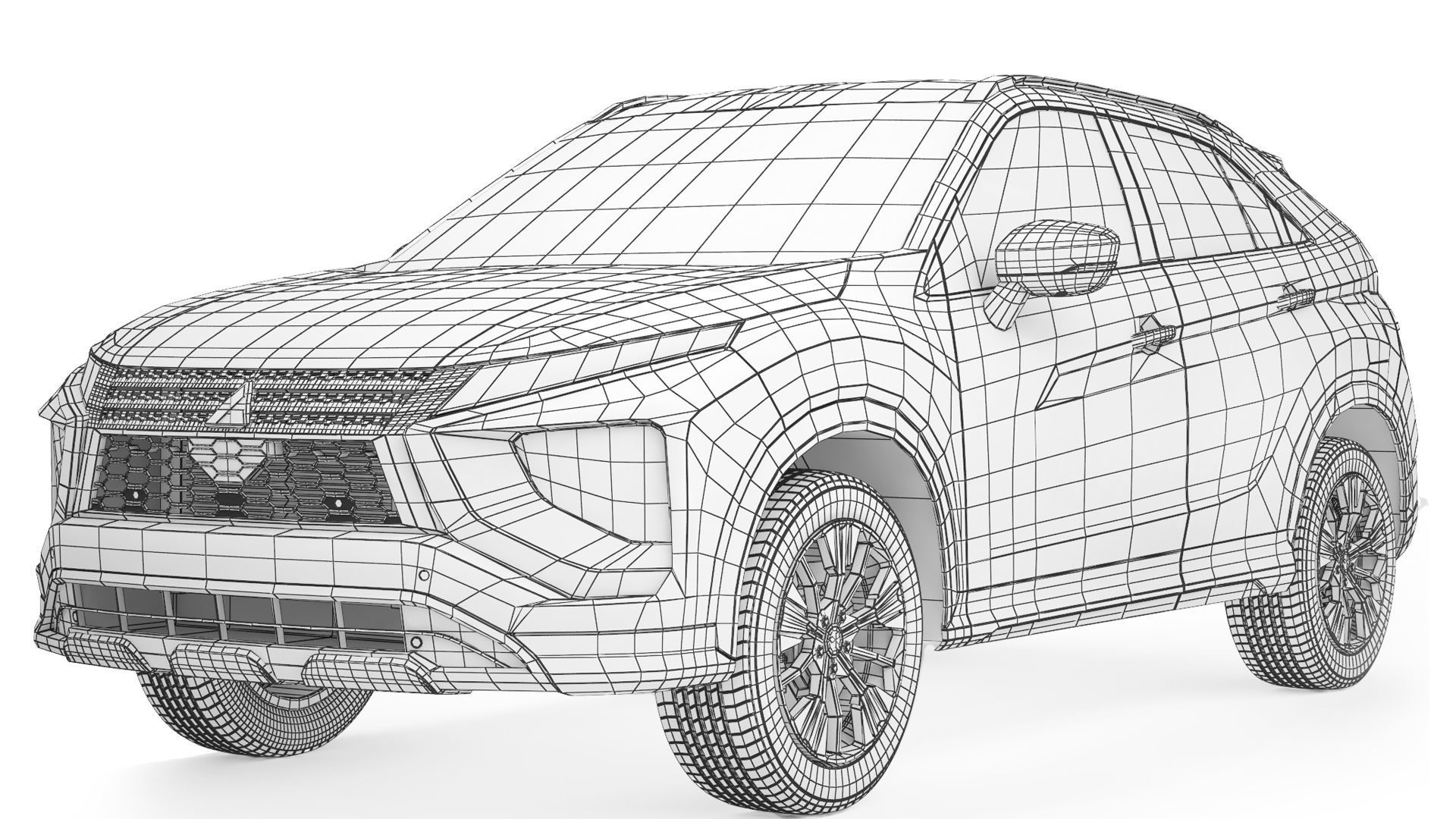 Mitsubishi Eclipse Cross 2022 3D model_8