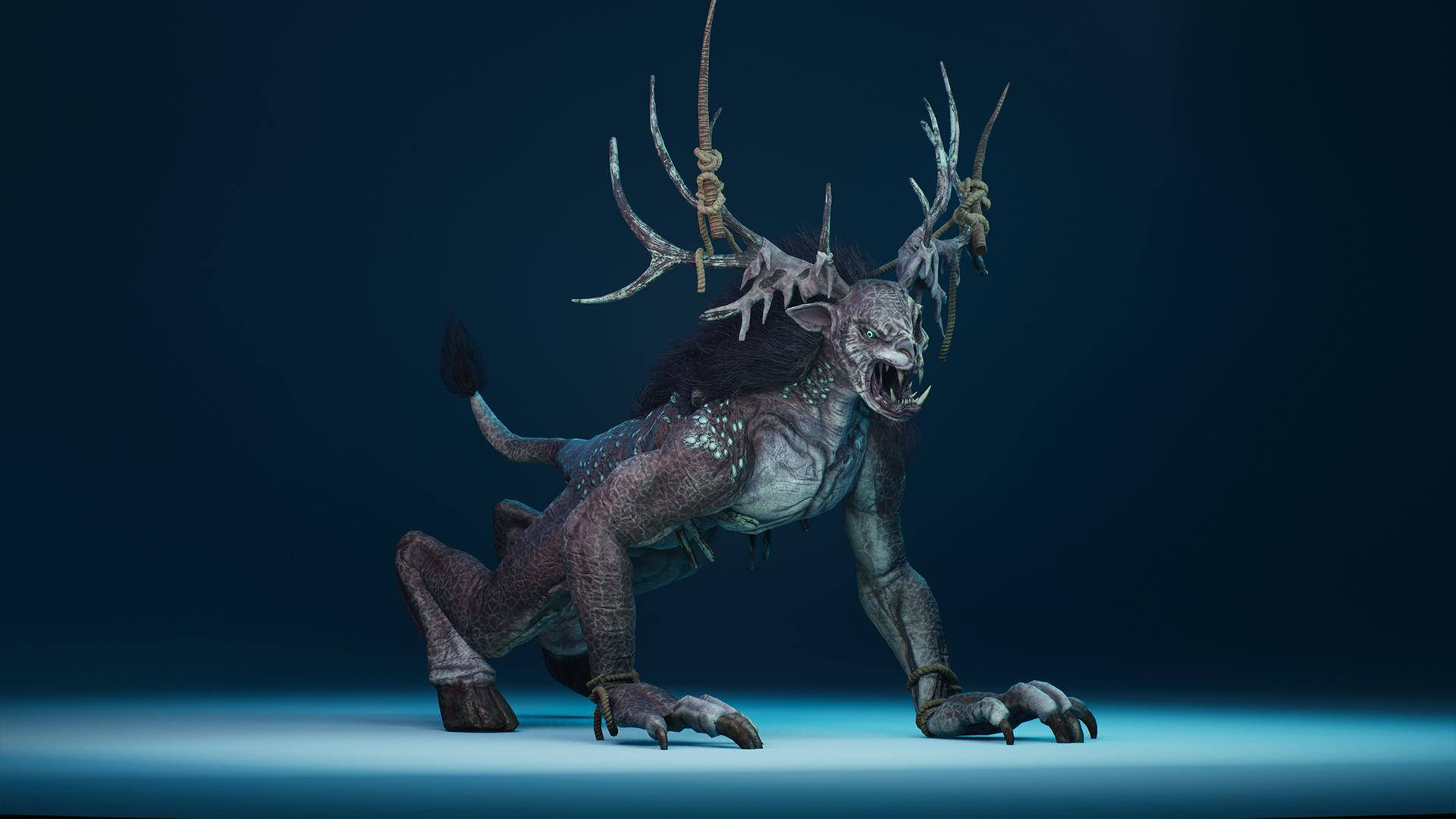 MutantDeer Low-poly 3D model_13