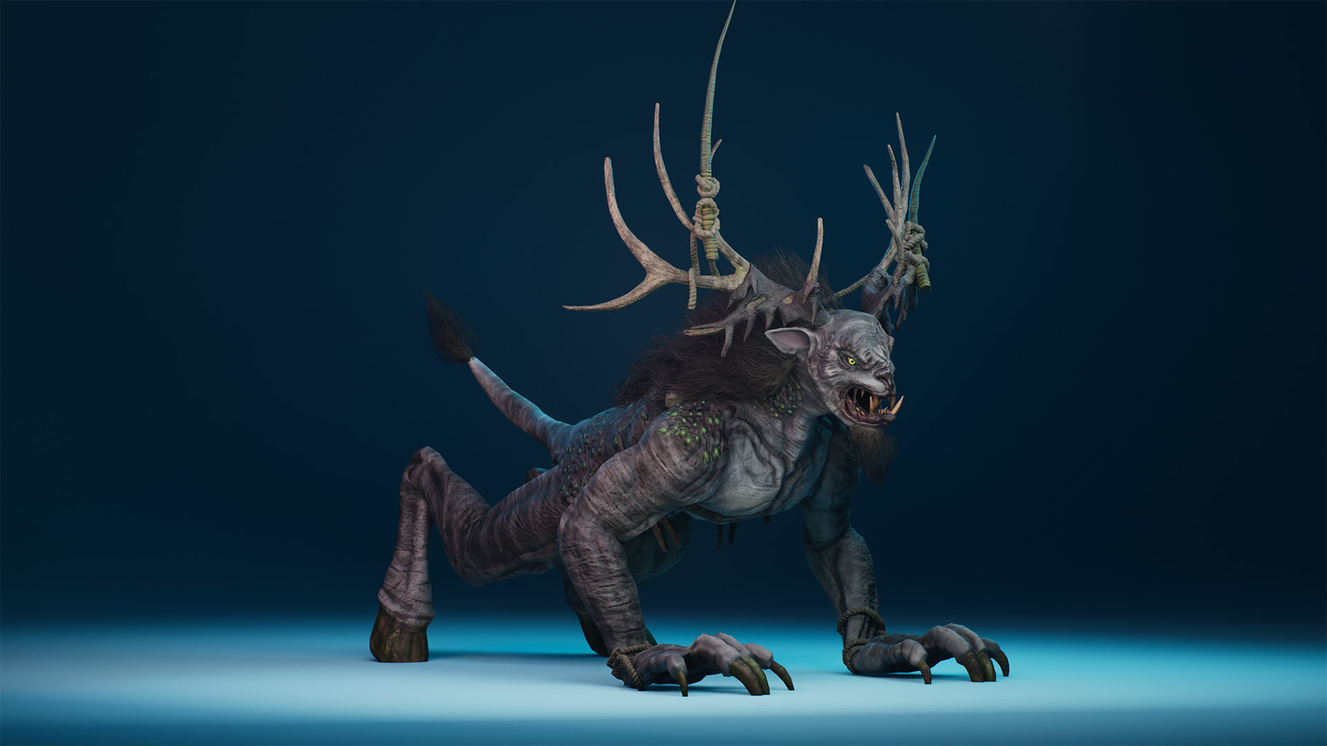 MutantDeer Low-poly 3D model_15