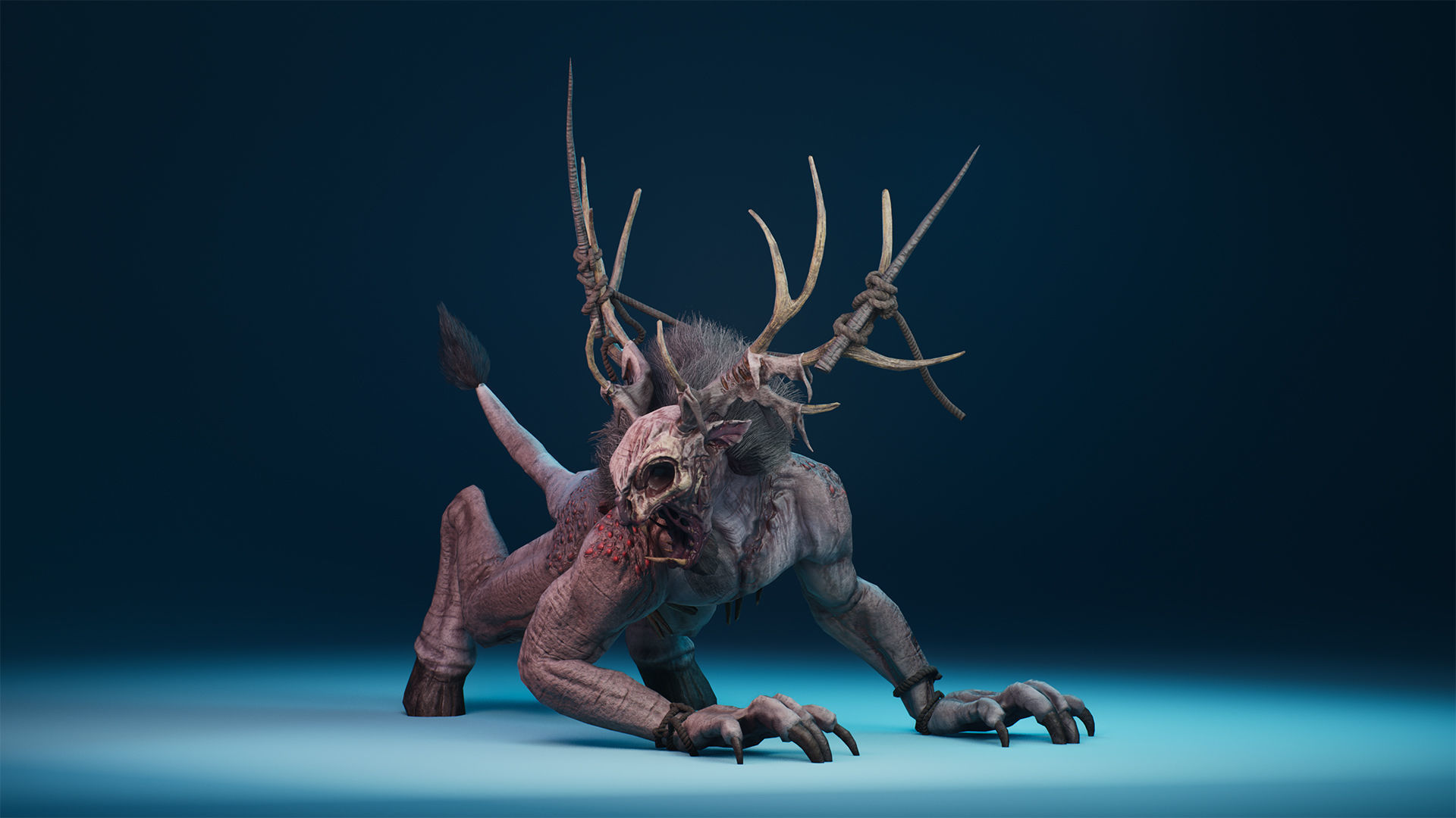 MutantDeer Low-poly 3D model_10