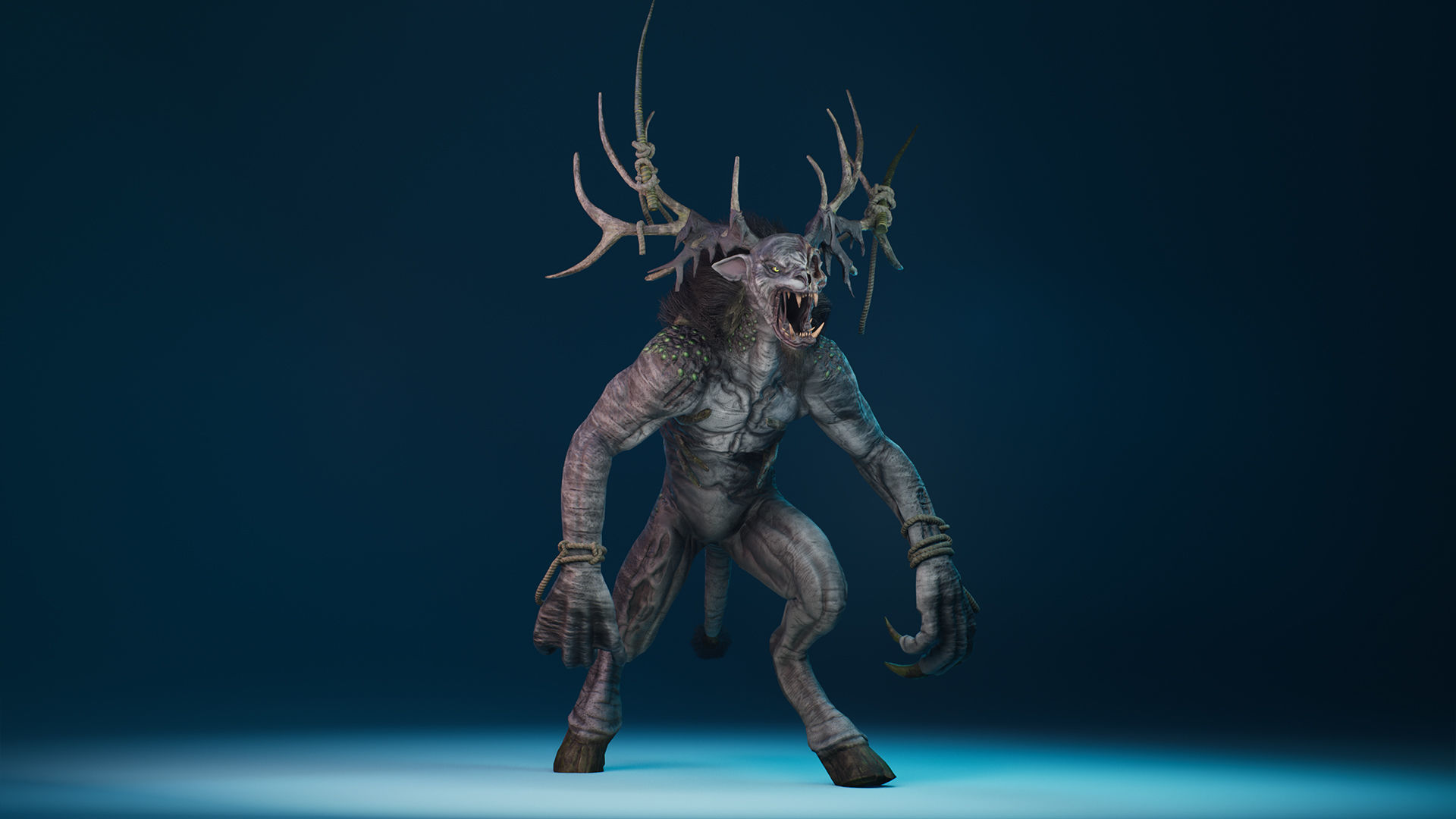 MutantDeer Low-poly 3D model_4