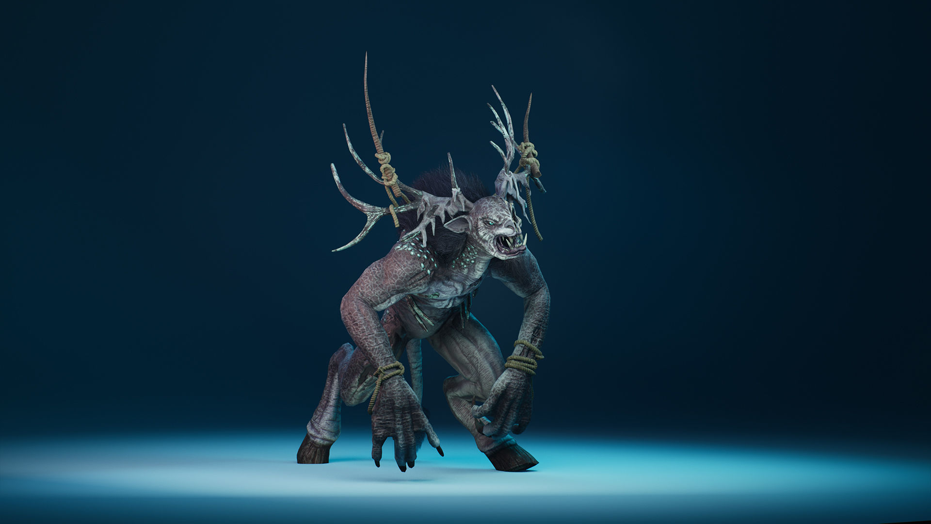 MutantDeer Low-poly 3D model_11