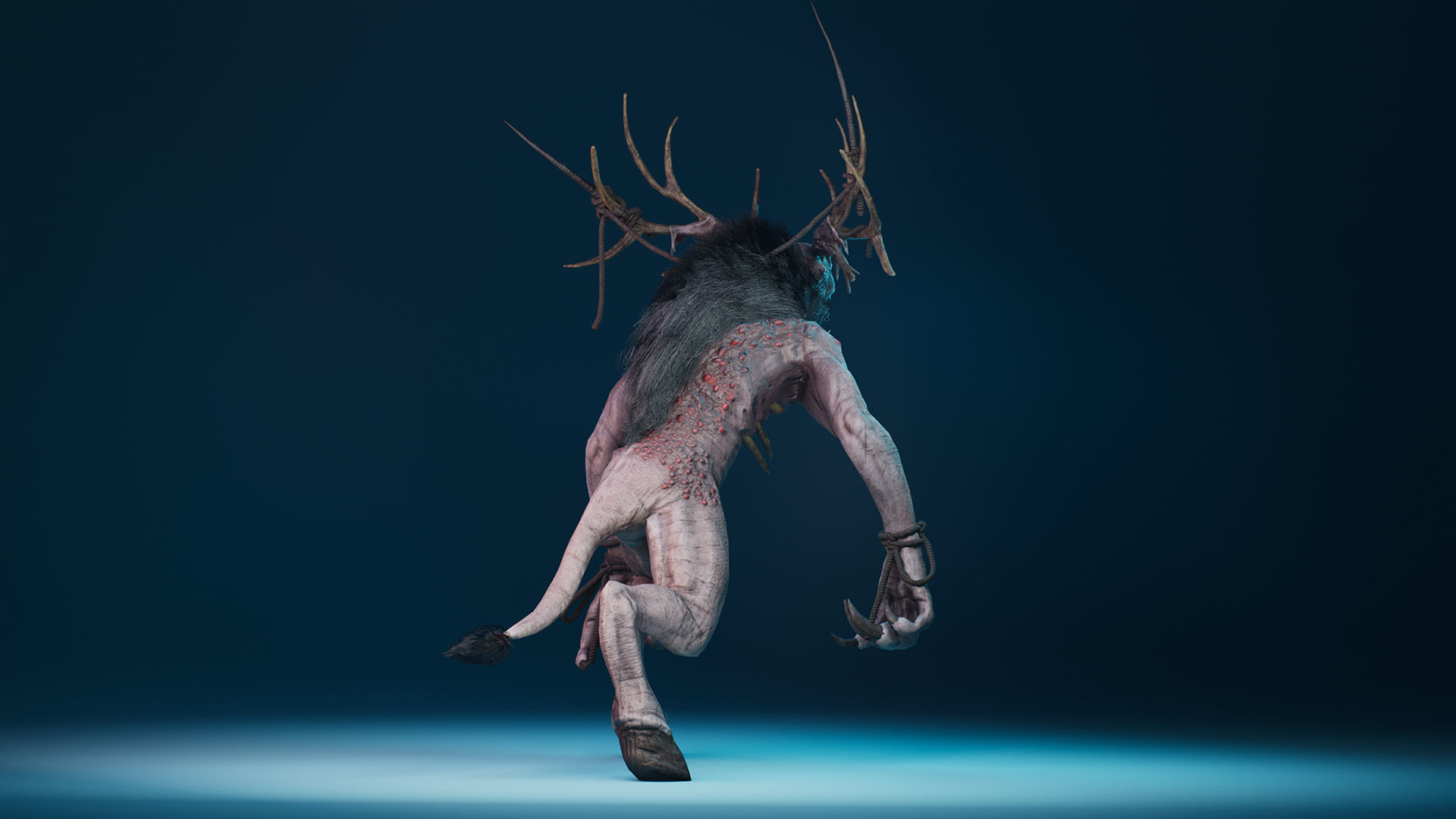 MutantDeer Low-poly 3D model_6