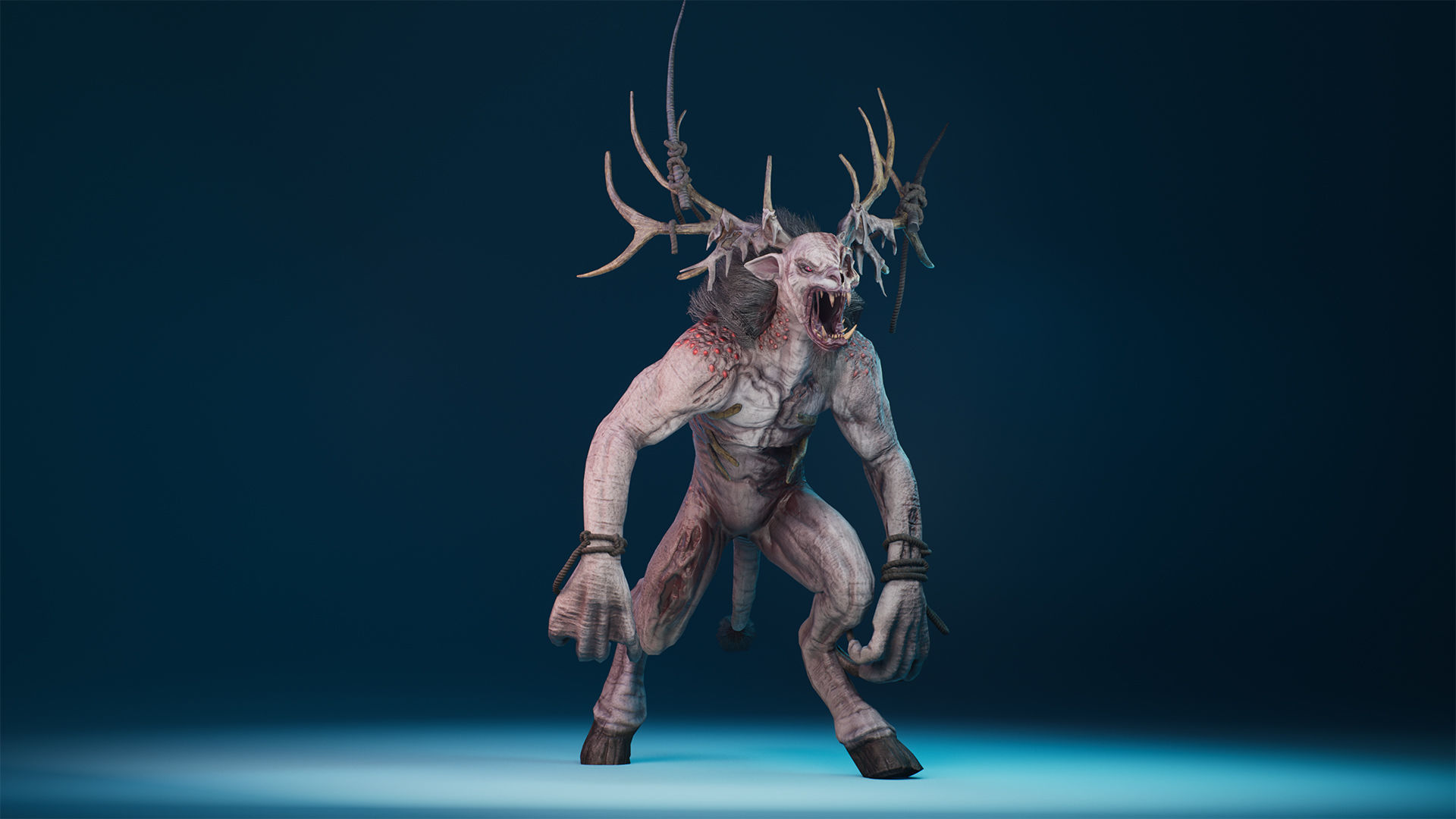 MutantDeer Low-poly 3D model_5