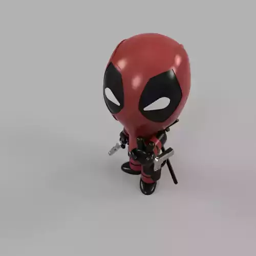Marvel Comics Mini Deadpool Wade Wilson 3D model