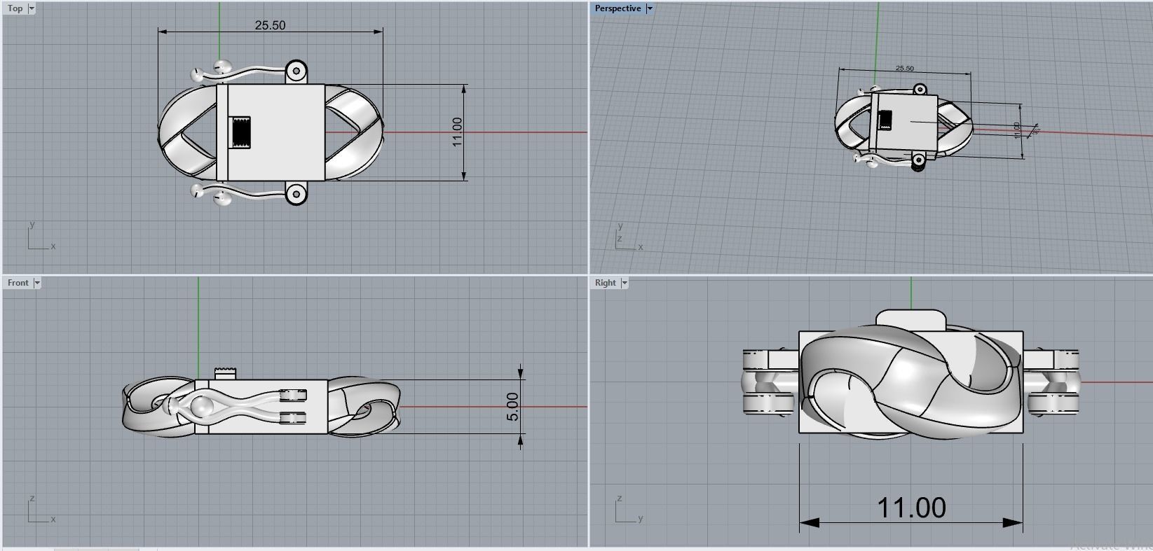 CUBAN LINK CHAIN 3D print model_8