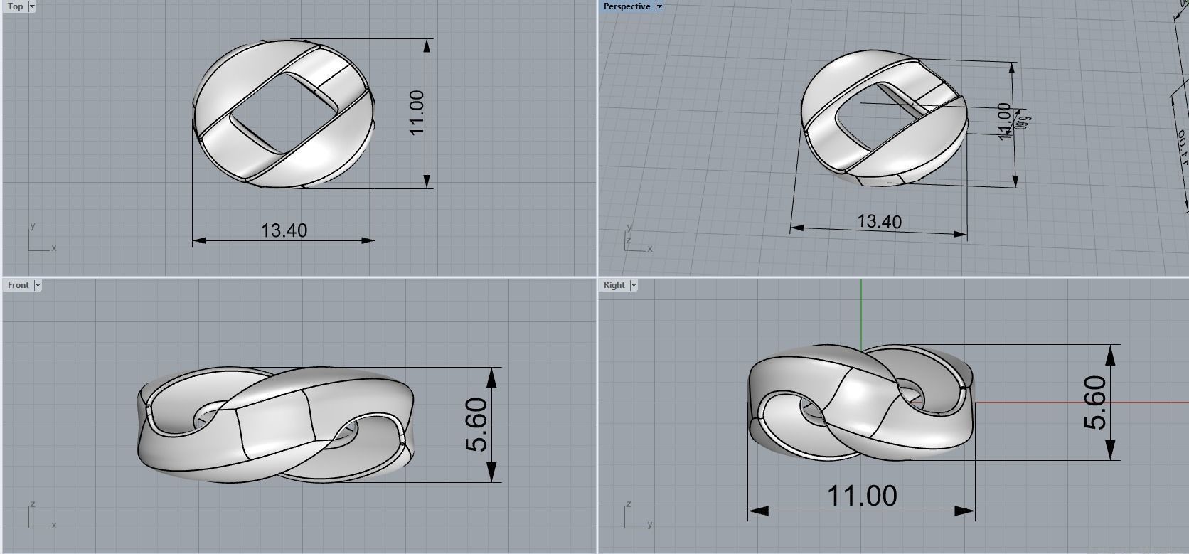 CUBAN LINK CHAIN 3D print model_7