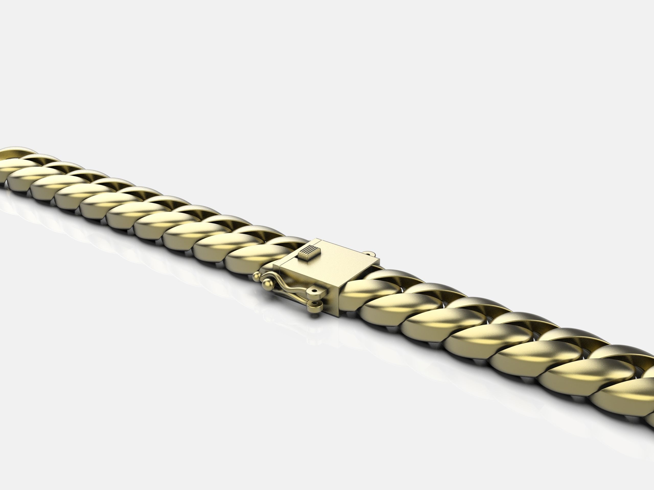 CUBAN LINK CHAIN 3D print model_3