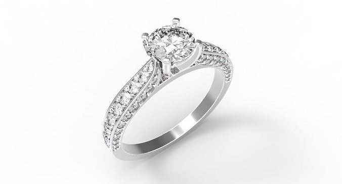 Engagement Ring Free 3D print model