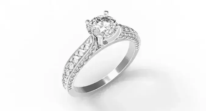 Engagement Ring Free 3D print model