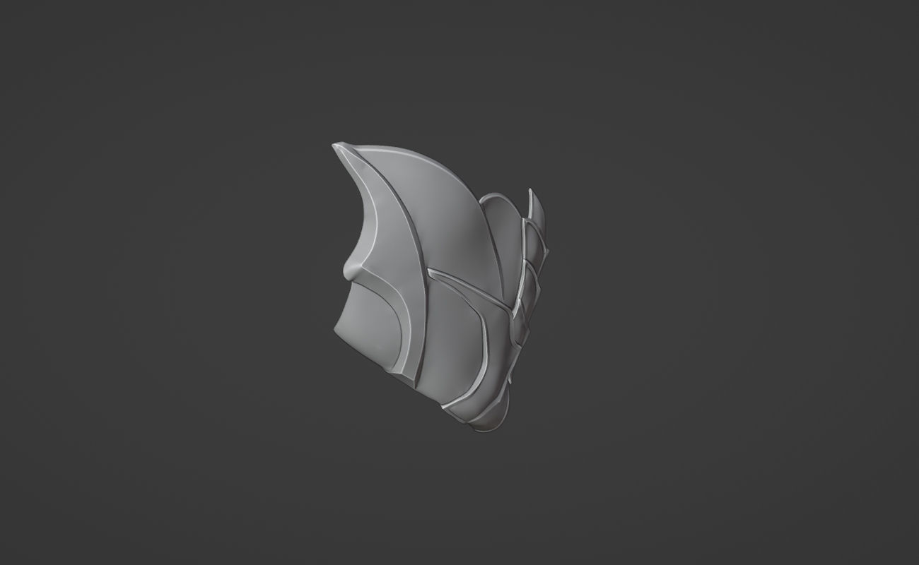 Takeda mask  from MK1 -  Killing Cousin 3D print model_8