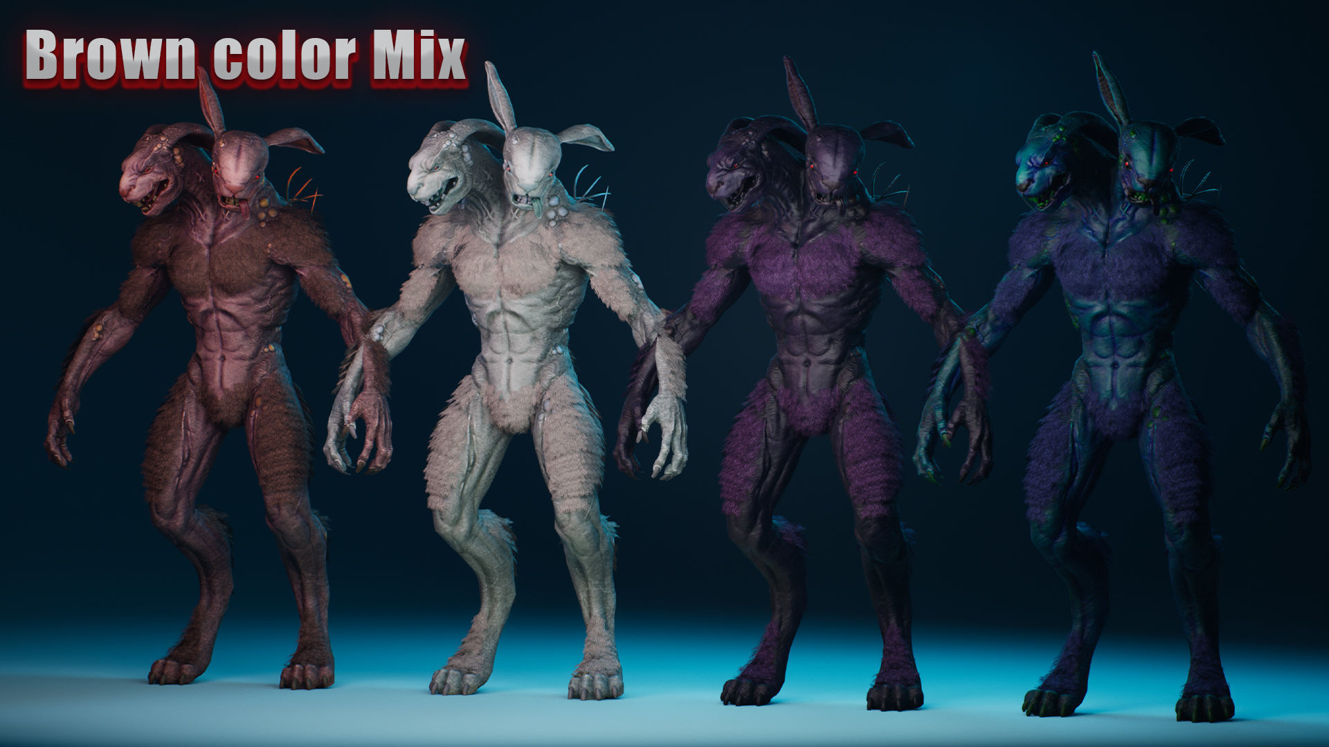MutantBeast Pack 3D Model Collection_43