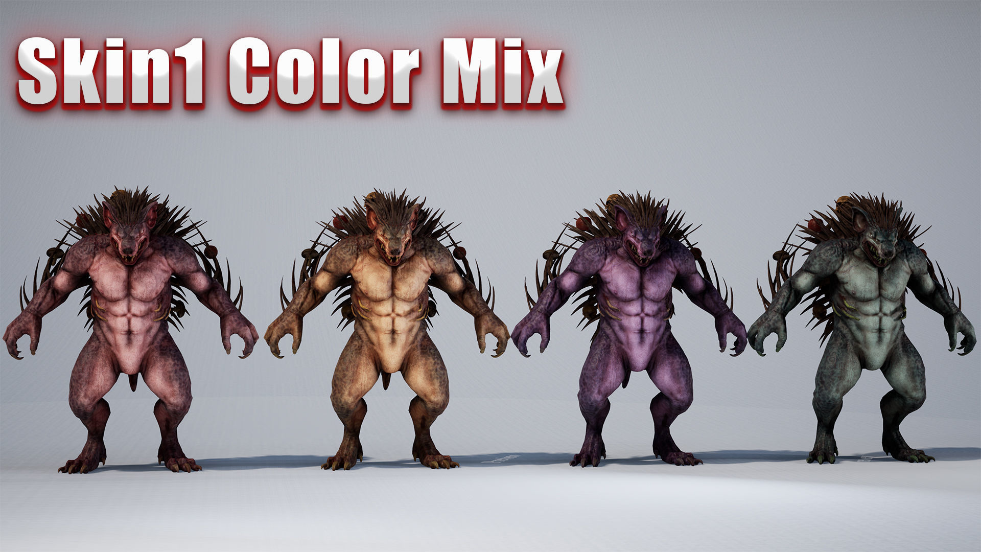 MutantBeast Pack 3D Model Collection_30