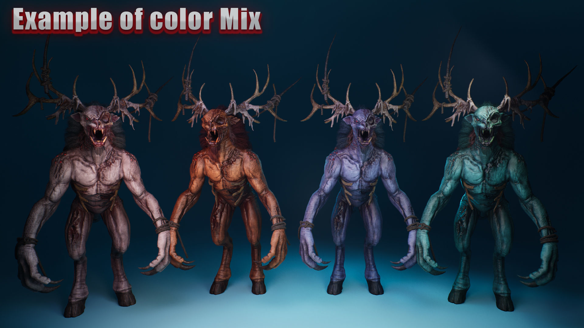 MutantBeast Pack 3D Model Collection_23