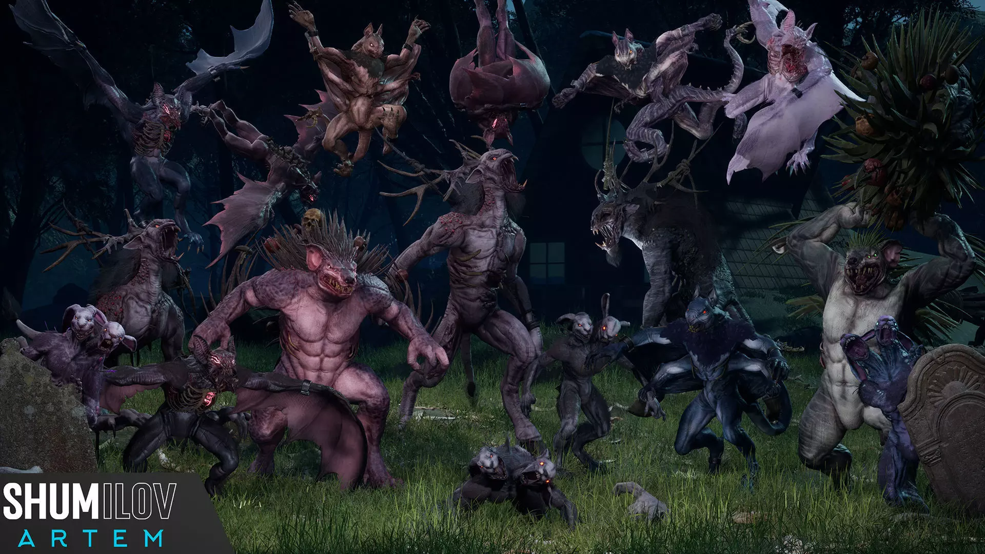 MutantBeast Pack 3D Model Collection_0