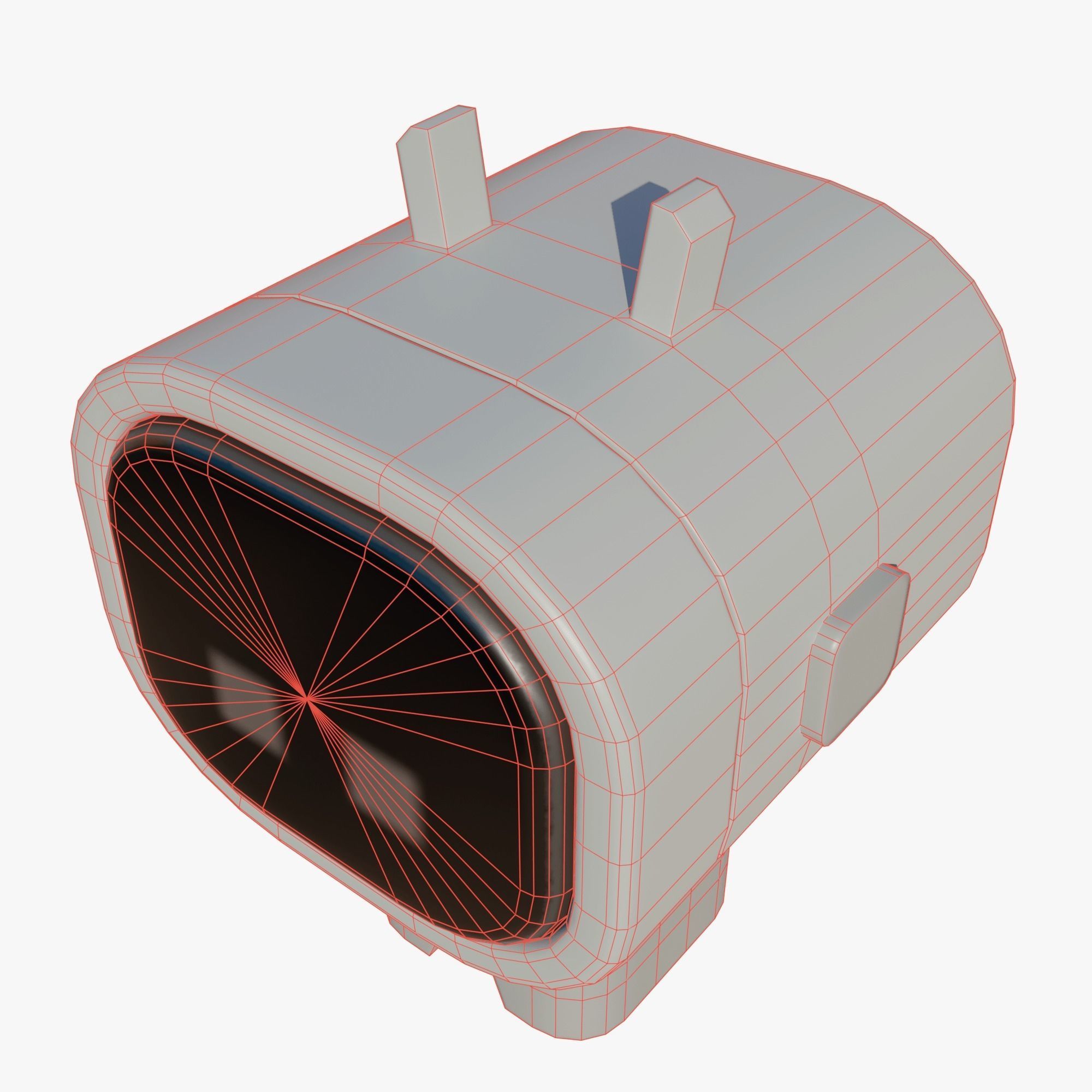 Small robot Low-poly 3D model_5