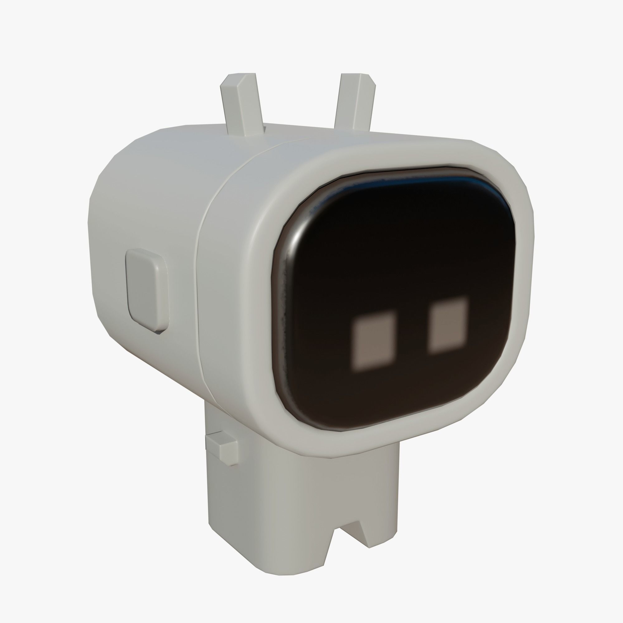 Small robot Low-poly 3D model_1